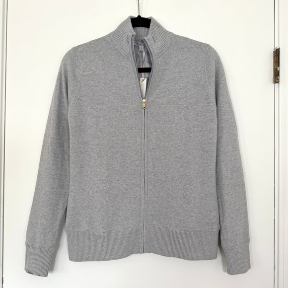 Fairway & Greene Sweaters - Fairway & Greene NWT Womens Abbey Extra-Fine Merino Windsweater Full Zip Small
